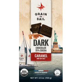 Dark 75% with Caramel and Sea salt
